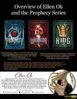 Overview of Ellen Oh and the Prophecy Series